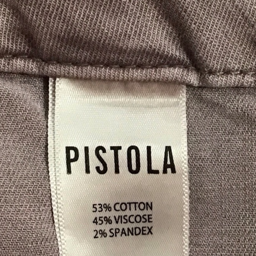 Pistola Mara Straight Leg High Waist Capri Pant Light Purple Size 32 - Picture 11 of 11